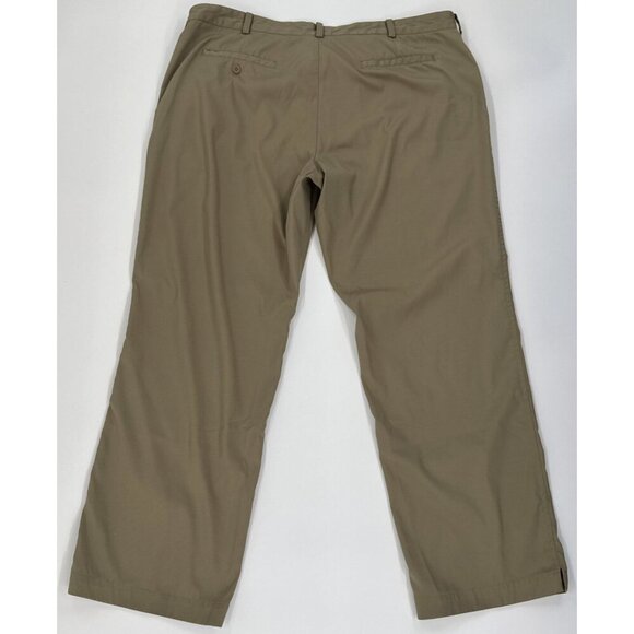 Nike Golf Pants Mens 40x30 Khaki Performance Dri Fit Tech Stretch Flat Casual - Picture 2 of 13